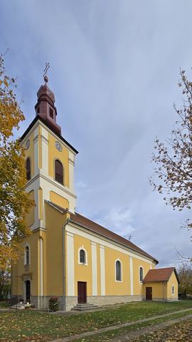 A helyreállított templom