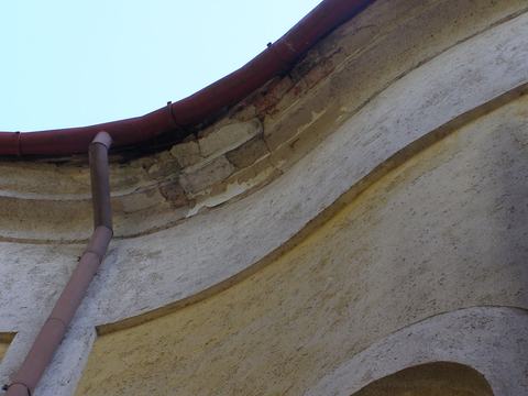 A templom felújítás előtti állapota, részlet