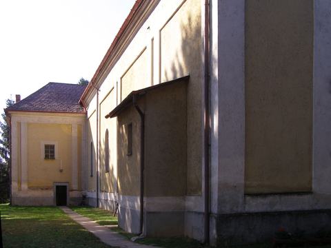 A templom felújítás előtti állapota, homlokzat
